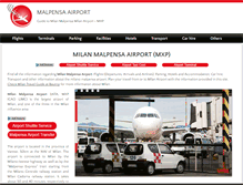 Tablet Screenshot of airportmalpensa.com